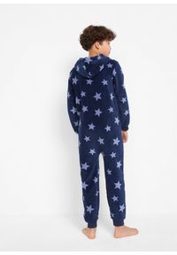 bonprix - Kombinezon dziecięcy z polaru. Kolor: niebieski. Materiał: polar #2