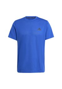 Adidas - Train Essentials Comfort Training Tee. Kolor: wielokolorowy, niebieski, czarny. Materiał: materiał