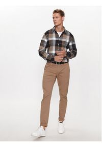 Lindbergh Koszula 30-203482 Beżowy Slim Fit. Kolor: beżowy. Materiał: bawełna