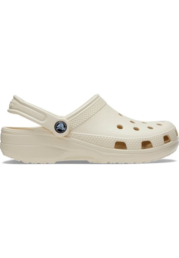 Buty klapki sandały chodaki męskie Crocs. Kolor: beżowy, biały. Materiał: syntetyk. Styl: sportowy