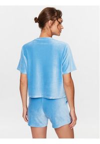 Hunkemöller Koszulka piżamowa 203212 Niebieski Comfortable Fit. Kolor: niebieski