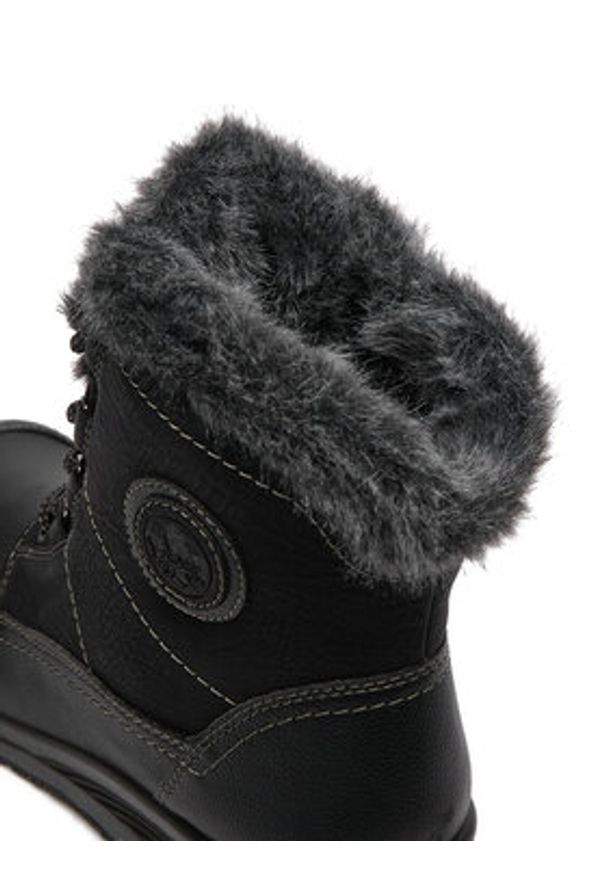 Rieker Trzewiki CEO-L7706-00 Czarny. Kolor: czarny. Materiał: materiał