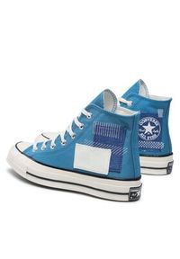 Converse Trampki Chuck 70 Hi A00734C Niebieski. Kolor: niebieski. Materiał: materiał