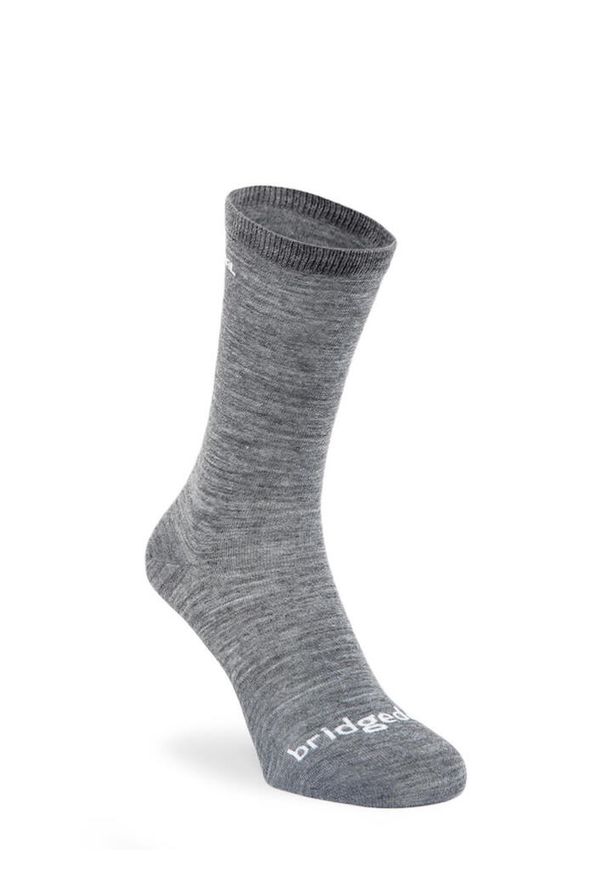 BRIDGEDALE - Skarpety do turystyki męskie Bridgedale Base Layer Thermal Liner Boot 2 pary. Kolor: szary. Sport: outdoor