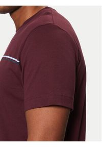 Tom Tailor T-Shirt 1037803 Bordowy Regular Fit. Kolor: czerwony. Materiał: bawełna