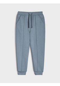 Sinsay - Spodnie jogger z przeszyciami - mid blue #1