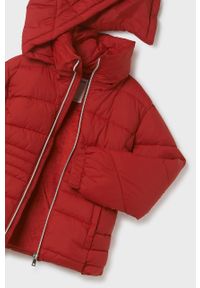 Mayoral kurtka dziecięca kolor czerwony. Okazja: na co dzień. Typ kołnierza: kaptur. Kolor: czerwony. Materiał: poliester. Styl: casual #2