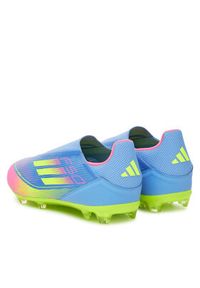 Adidas - adidas Buty do piłki nożnej F50 League Laceless Firm/Multi-Ground IE1240 Granatowy. Kolor: niebieski. Materiał: materiał #4