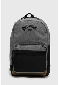 Billabong plecak męski kolor szary duży z aplikacją. Kolor: szary. Materiał: materiał. Wzór: aplikacja