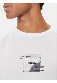 BOSS T-Shirt Stripe Zone 50548093 Biały Relaxed Fit. Kolor: biały. Materiał: bawełna #5