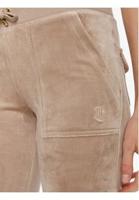 Juicy Couture Spodnie dresowe Layla JCSEBJ001G Brązowy Regular Fit. Kolor: brązowy. Materiał: syntetyk #5