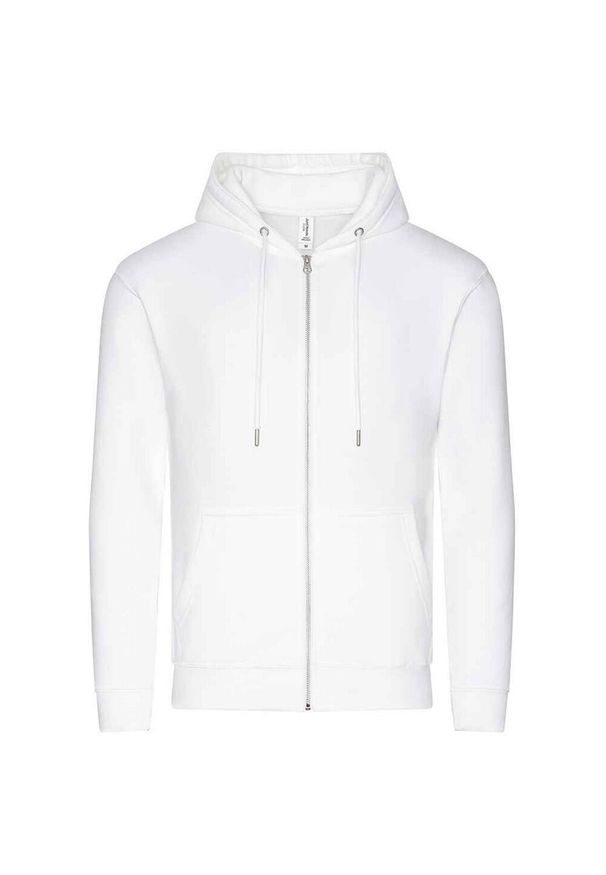 AWDIS - Organiczna Bluza Z Kapturem Dla Dorosłych Unisex. Typ kołnierza: kaptur. Kolor: biały