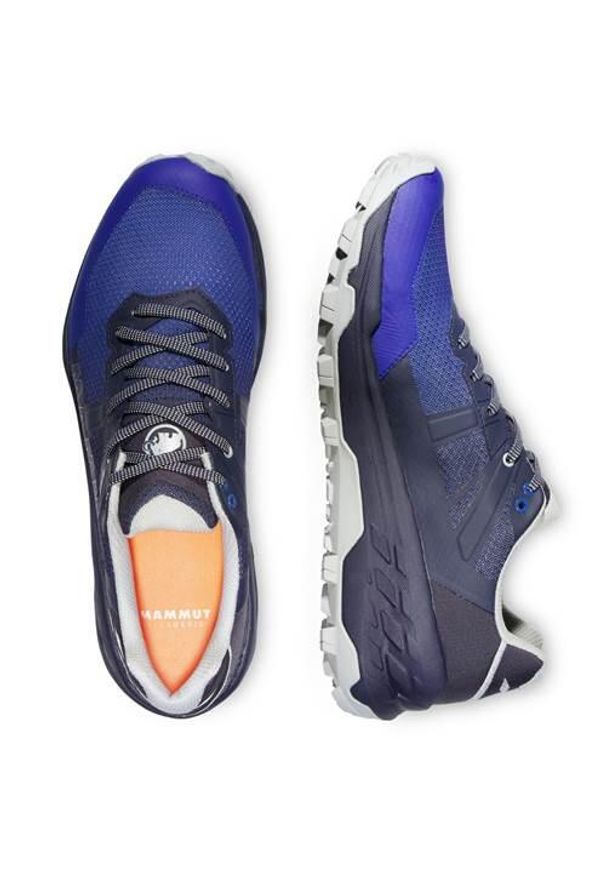Buty trekkingowe męskie Mammut Sertig Ii Low Gtx. Zapięcie: sznurówki. Kolor: niebieski. Materiał: materiał, syntetyk, tkanina. Szerokość cholewki: normalna