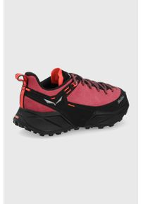 Salewa buty Dropline Leather damskie kolor różowy. Zapięcie: sznurówki. Kolor: różowy. Materiał: materiał, guma, tworzywo sztuczne. Szerokość cholewki: normalna. Sezon: zima