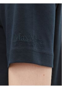 Max Mara Leisure T-Shirt Monviso 2339760336 Granatowy Regular Fit. Kolor: niebieski. Materiał: bawełna