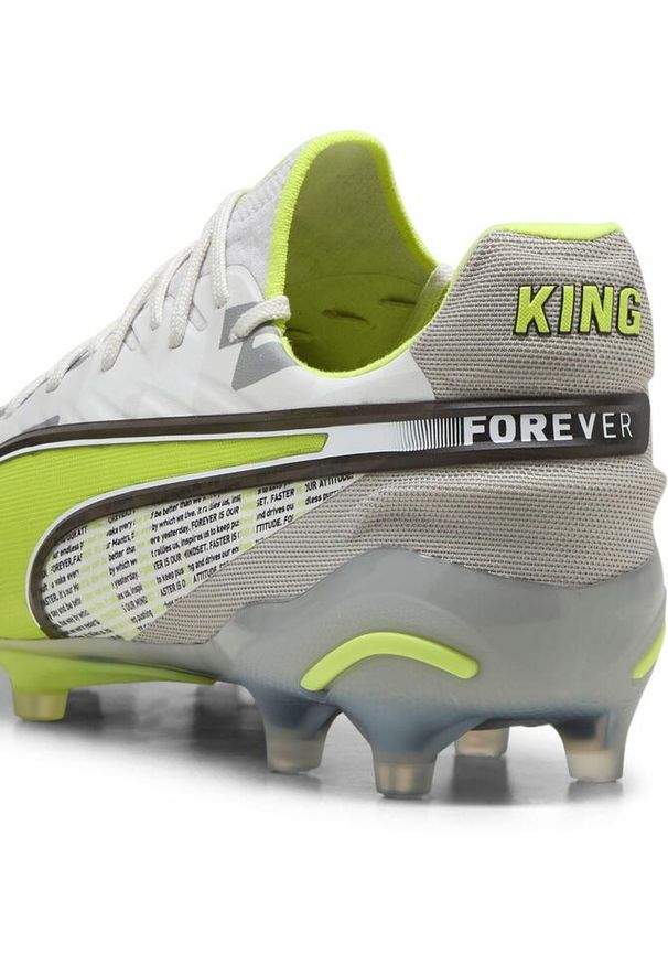 Puma - Buty piłkarskie unisex KING ULTIMATE FOREVER FG/AG PUMA. Kolor: zielony, wielokolorowy, szary. Sport: piłka nożna