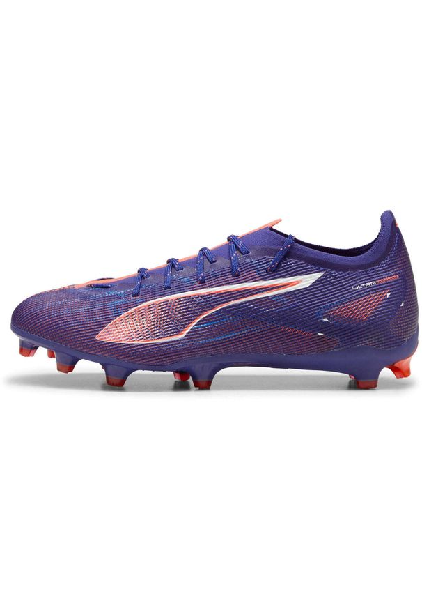 Buty piłkarskie Puma Ultra Pro FG Lapis, Mężczyźni. Kolor: fioletowy, wielokolorowy, biały. Materiał: materiał. Sport: piłka nożna