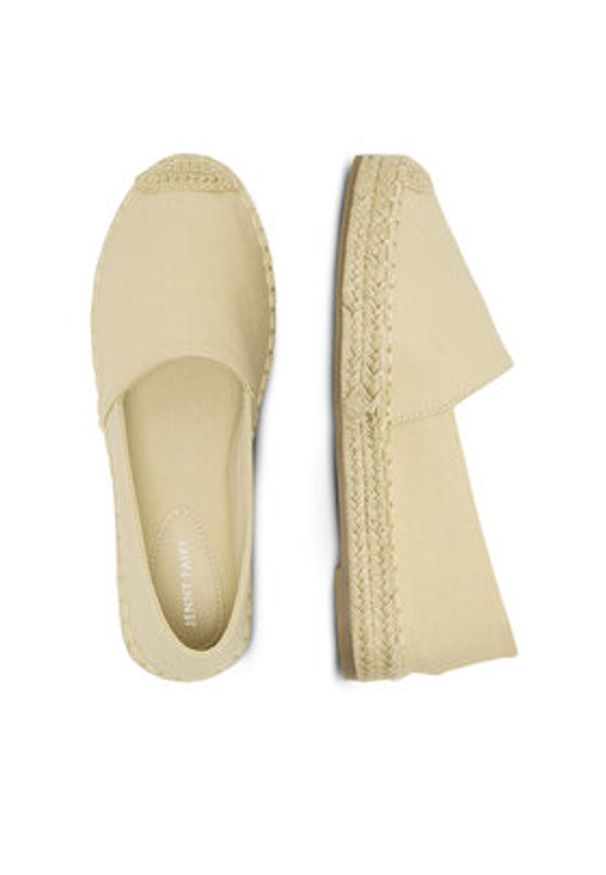 Jenny - JENNY Espadryle WSS990-106 Beżowy. Kolor: beżowy. Materiał: materiał