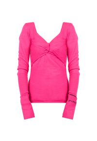 Pinko Sweter "Lattina" | 100735 A0K0 | Lattina | Kobieta | Różowy. Kolor: różowy. Materiał: poliester, wiskoza, poliamid #2