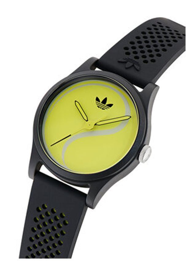 Adidas - adidas Zegarek Game Two AOSY25517 Czarny. Kolor: czarny