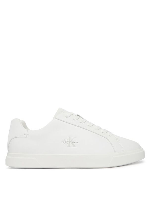 Calvin Klein Sneakersy Low Pro Cups Lth Ml HW0HW03146 Biały. Kolor: biały. Materiał: skóra