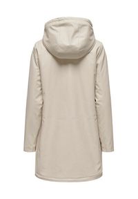 only - ONLY Kurtka przeciwdeszczowa Sally 15206116 Beżowy Regular Fit. Kolor: beżowy. Materiał: syntetyk #4