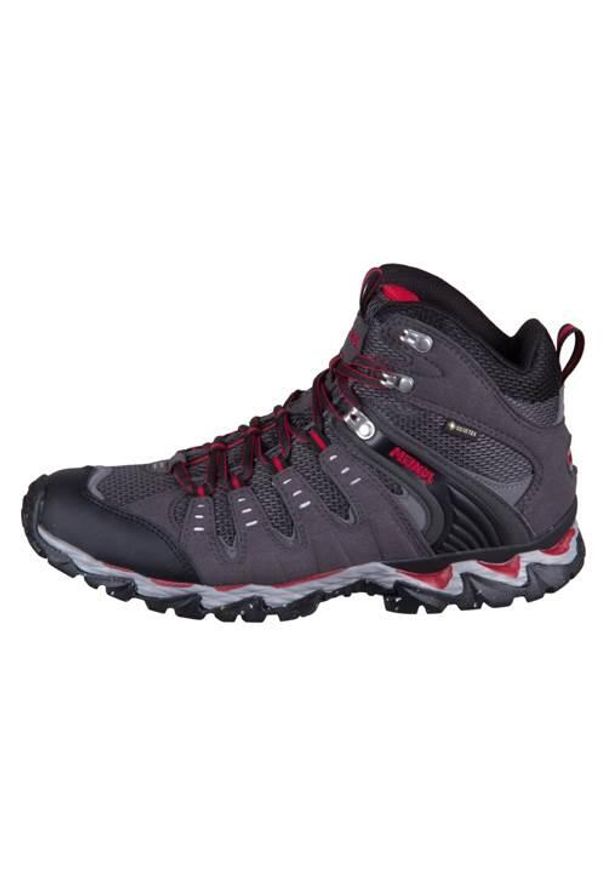 MEINDL - Buty turystyczne męskie Meindl Respond Mid II Gore-Tex. Kolor: czarny. Technologia: Gore-Tex. Sport: turystyka piesza