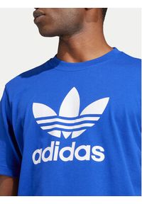 Adidas - adidas T-Shirt adicolor Trefoil IZ3058 Niebieski Regular Fit. Kolor: niebieski. Materiał: bawełna #6