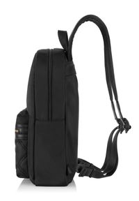 Ochnik - Czarny plecak damski z kieszenią na laptop. Kolor: czarny. Materiał: poliester #5