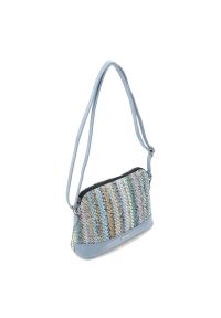 Niebieska Torebka Rieker Stylowa Listonoszka Damska. Kolor: niebieski. Materiał: skórzane. Styl: elegancki. Rodzaj torebki: na ramię #3