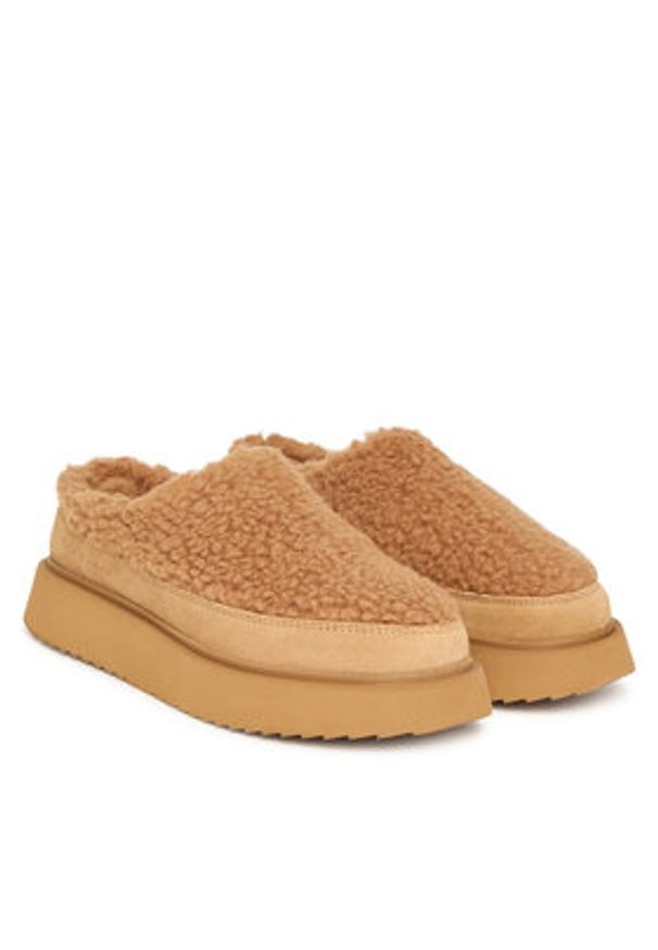 Inuikii Śniegowce Curly Micro 1014.026.0031 Beżowy. Kolor: beżowy. Materiał: zamsz, skóra