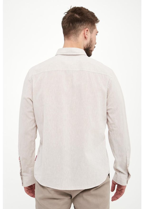 JOOP! Jeans - Koszula męska lniana Hali26-W JOOP! JEANS. Materiał: len