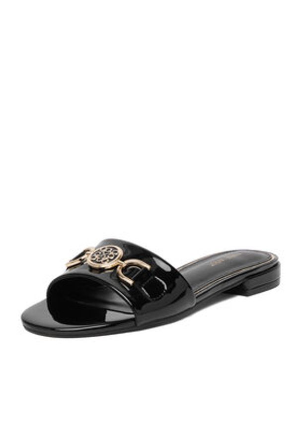 Nine West Klapki CEO-LS6445-01 Czarny. Kolor: czarny. Materiał: materiał