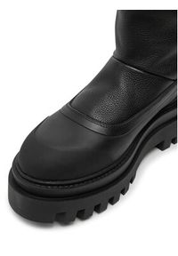 Calvin Klein Jeans Śniegowce Flatform Chelsea Boot Padded YW0YW01558 Czarny. Kolor: czarny. Materiał: skóra #2