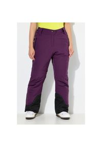ULLA POPKEN - Damskie Spodnie funkcyjne HYPRAR wodoodporne zapięcie na rzep. Kolekcja: plus size. Kolor: czerwony. Materiał: materiał, poliester, elastan. Sezon: zima. Sport: narciarstwo