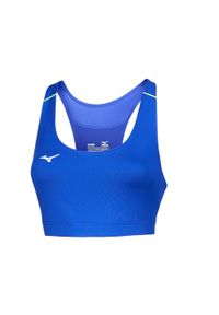 Stanik fitness cardio Mizuno Premium. Kolor: niebieski. Sport: fitness