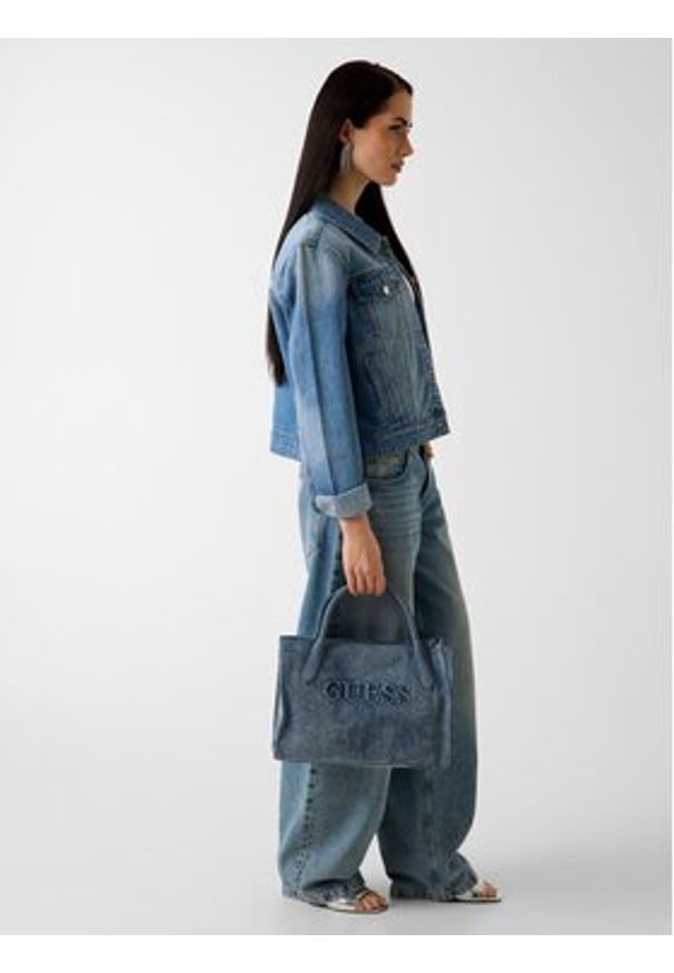 Guess Torebka 181051 Niebieski. Kolor: niebieski