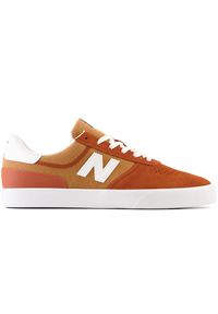 Buty męskie New Balance Numeric NM272RST – pomarańczowe. Kolor: pomarańczowy. Materiał: syntetyk, materiał, dresówka, zamsz, skóra. Szerokość cholewki: normalna