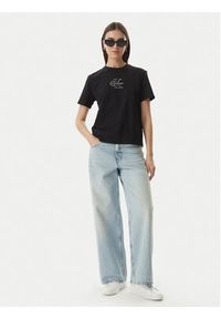 Calvin Klein Jeans T-Shirt LV047G831G Czarny Regular Fit. Kolor: czarny. Materiał: bawełna #2