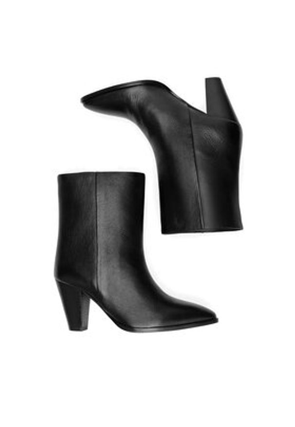 Gino Rossi Botki HANYIA-116027 Czarny. Kolor: czarny. Materiał: skóra