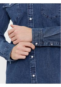 Guess Koszula jeansowa Truckee L/S M4RH02 D3PF4 Granatowy Slim Fit. Kolor: niebieski. Materiał: bawełna #6