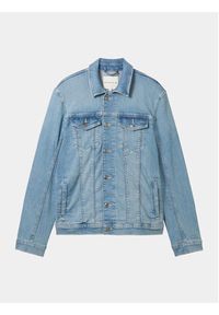Tom Tailor Kurtka jeansowa 1040165 Niebieski Regular Fit. Kolor: niebieski. Materiał: bawełna #4