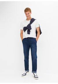 bonprix - Bluza. Kolor: niebieski. Materiał: dresówka, dzianina. Styl: sportowy