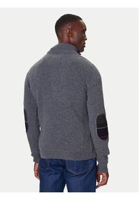Barbour Sweter Holden MKN0837GY53 Szary Regular Fit. Kolor: szary. Materiał: wełna