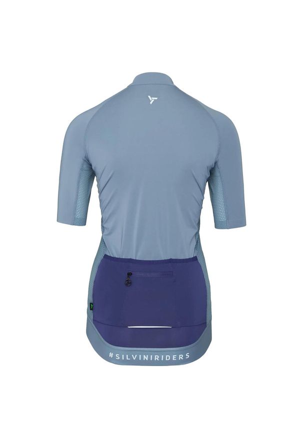 Silvini - Koszulka rowerowa (z krótkim rękawem) damska SILVINI Women Jersey MAZZANA. Kolor: niebieski. Materiał: jersey. Długość rękawa: krótki rękaw. Długość: krótkie. Sport: kolarstwo