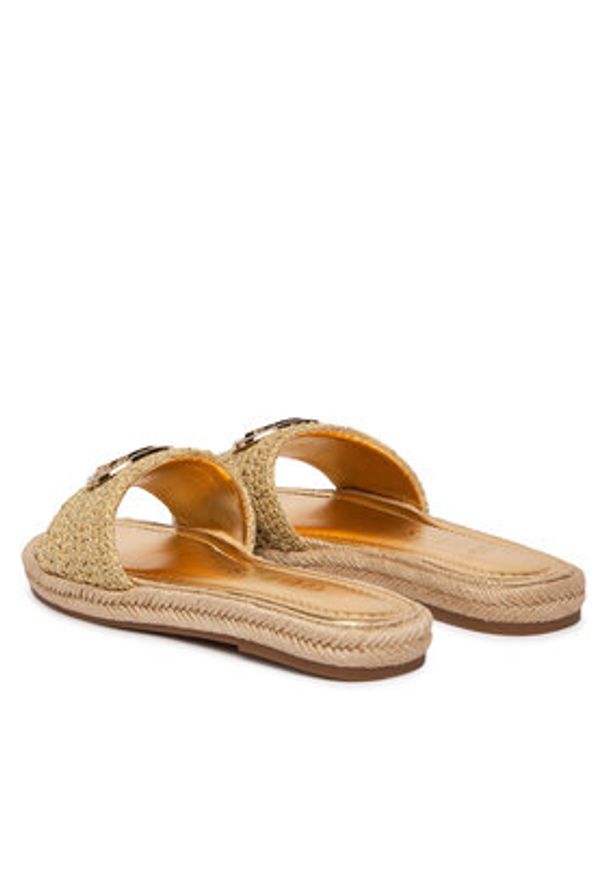 Guess Espadryle FLJKLI FAB03 Beżowy. Kolor: beżowy. Materiał: materiał