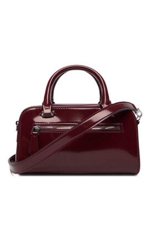 Guess Torebka Arnela Mini HWNY94 96740 Bordowy. Kolor: czerwony. Materiał: skórzane