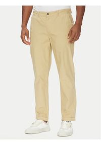 Aeronautica Militare Chinosy 251PA1654CT3505 Beżowy Regular Fit. Kolor: beżowy. Materiał: bawełna
