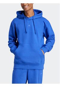 Adidas - adidas Bluza ALL SZN IX3950 Niebieski Loose Fit. Kolor: niebieski. Materiał: bawełna #3