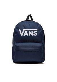 Vans Plecak Old Skool Print Backpack VN000H50LKZ1 Granatowy. Kolor: niebieski. Materiał: materiał. Wzór: nadruk #1